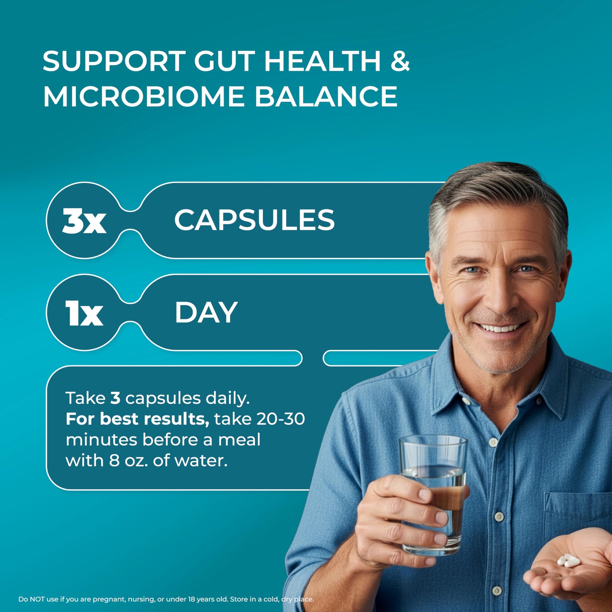 PUREHEALTH Research Improbiome - Prebiotic Fiber - Natural Support for Healthy Gut Prebiotics - Digestive Nutritional Supplements - with Jerusalem Artichoke, Apple Pectin & More - 90 Capsules PUREHEALTH RESEARCHBuy Supplements Australia