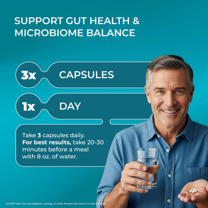 PUREHEALTH Research Improbiome - Prebiotic Fiber - Natural Support for Healthy Gut Prebiotics - Digestive Nutritional Supplements - with Jerusalem Artichoke, Apple Pectin & More - 90 Capsules PUREHEALTH RESEARCHBuy Supplements Australia