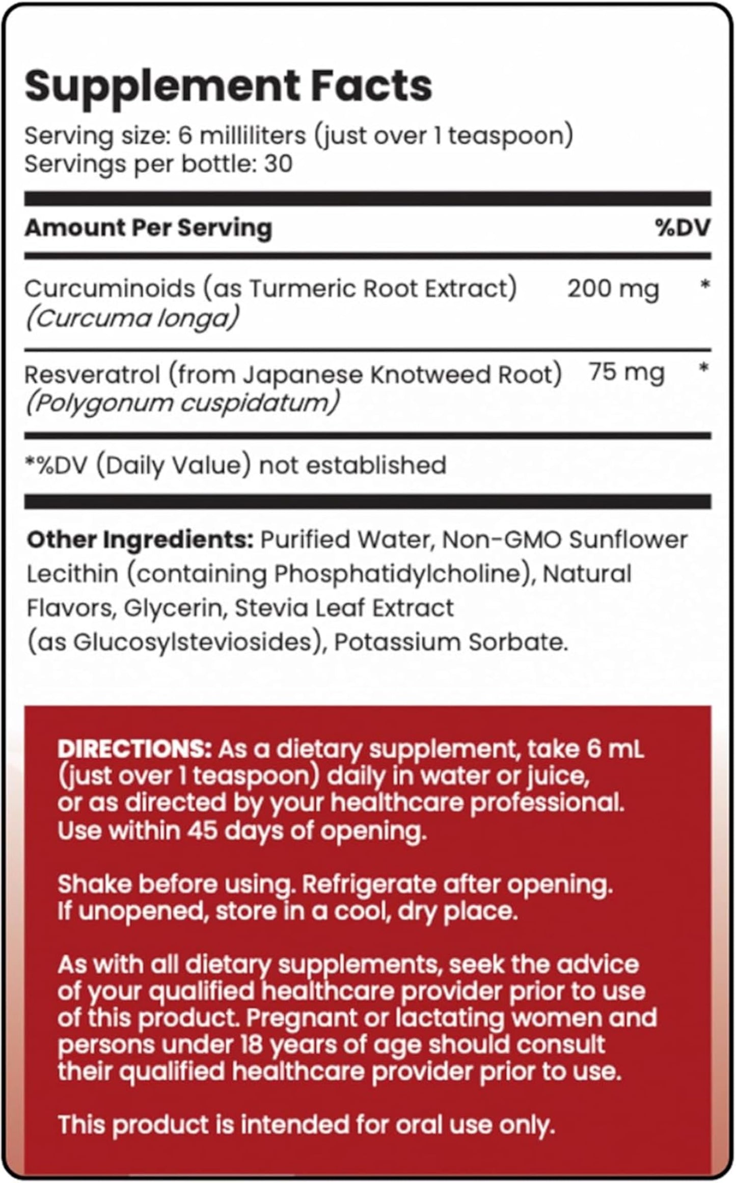 Rho Nutrition Liposomal Curcumin + Resveratrol (1 Pack) – Ultra High Absorption Liquid Curcumin Supplement – Promotes Joint Comfort, Mobility, Cellular Health and Overall Well-Being Rho NutritionBuy Supplements Australia