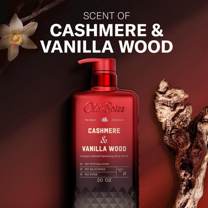 Old Spice Body Wash for Men, The Spice Alchemist Collection, 24/7 Cologne Infused Hydration, No Trade Off Formula