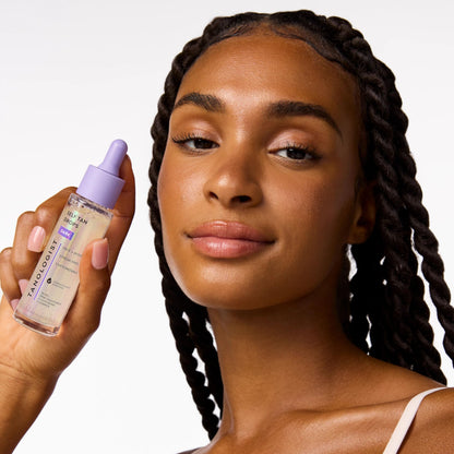 Tanologist Dark Self Tan Drops, Streak-Free Body & Face Tanning Drops, No Fake Tan Smell