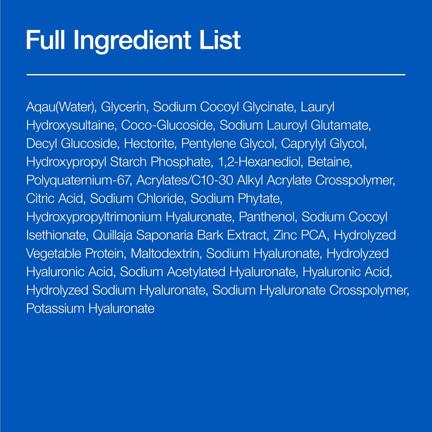 Anua Hydrating Gentle Foaming Cleanser, Hyaluronic Acid, Glycerin, Zinc, Panthenol, Korean Face Wash for Dry Skin