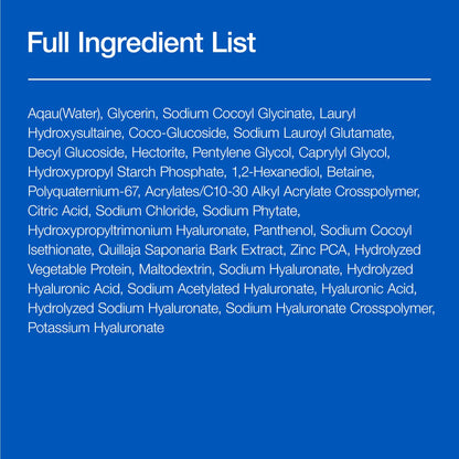 Anua Hydrating Gentle Foaming Cleanser, Hyaluronic Acid, Glycerin, Zinc, Panthenol, Korean Face Wash for Dry Skin