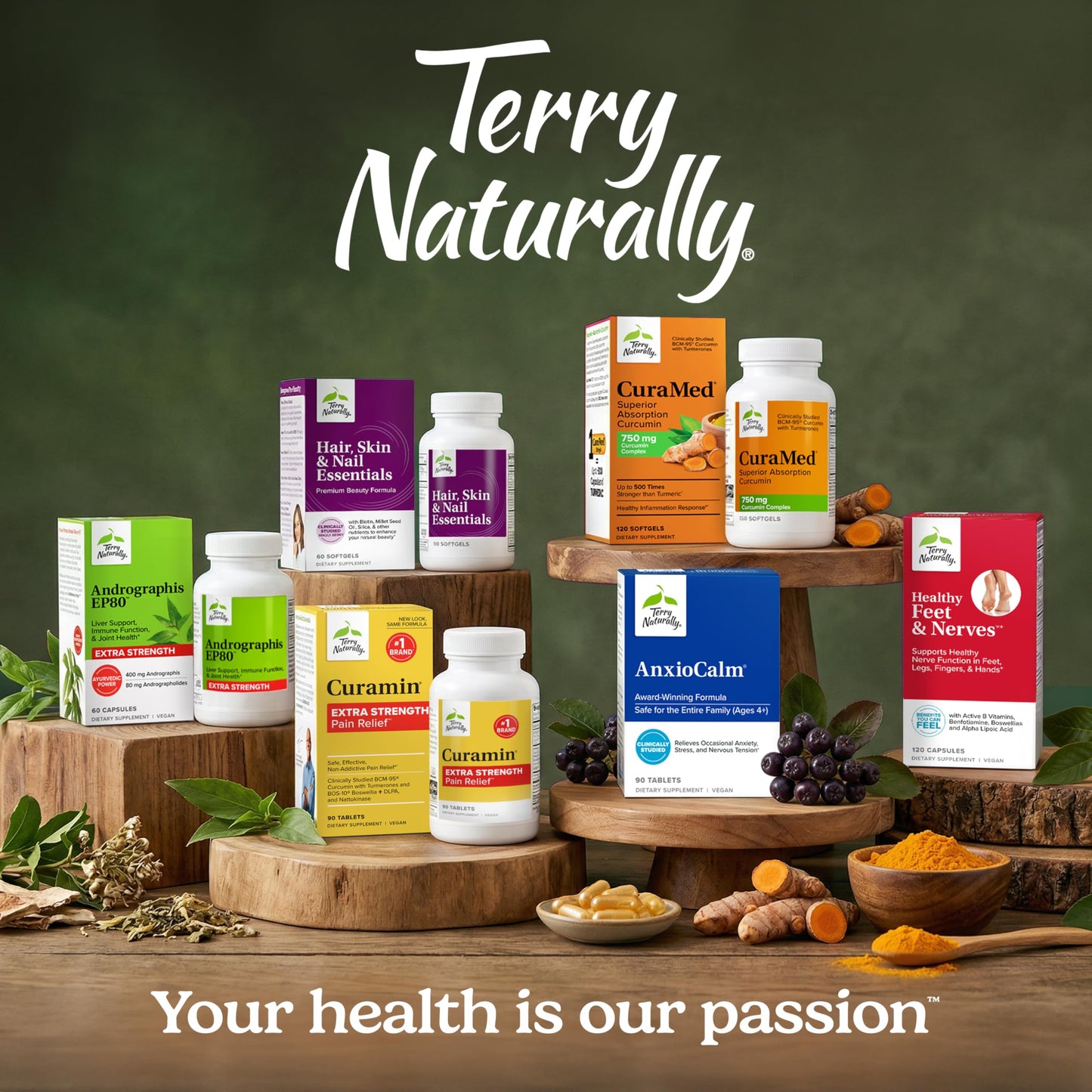 Terry Naturally CuraMed 750mg - Antioxidant Supplement for Brain & Heart Health Support - Dietary Supplement with High-Potency Curcumin Complex - Kidney, Liver & Immune Health Support - 30 Softgels Terry Naturally buy supplements Au