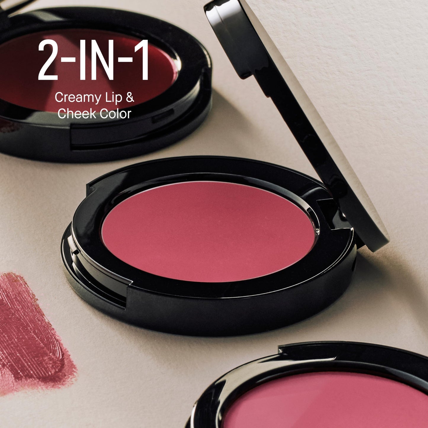 Bobbi Brown Pot Rouge | Multi-Use Cream Blush and Lip Tint | Dewy, Natural-Looking Flush for Cheeks and Lips | Mirrored Compact Travel-Size Face Makeup Blusher, Pale Pink, 0.13 Ounce