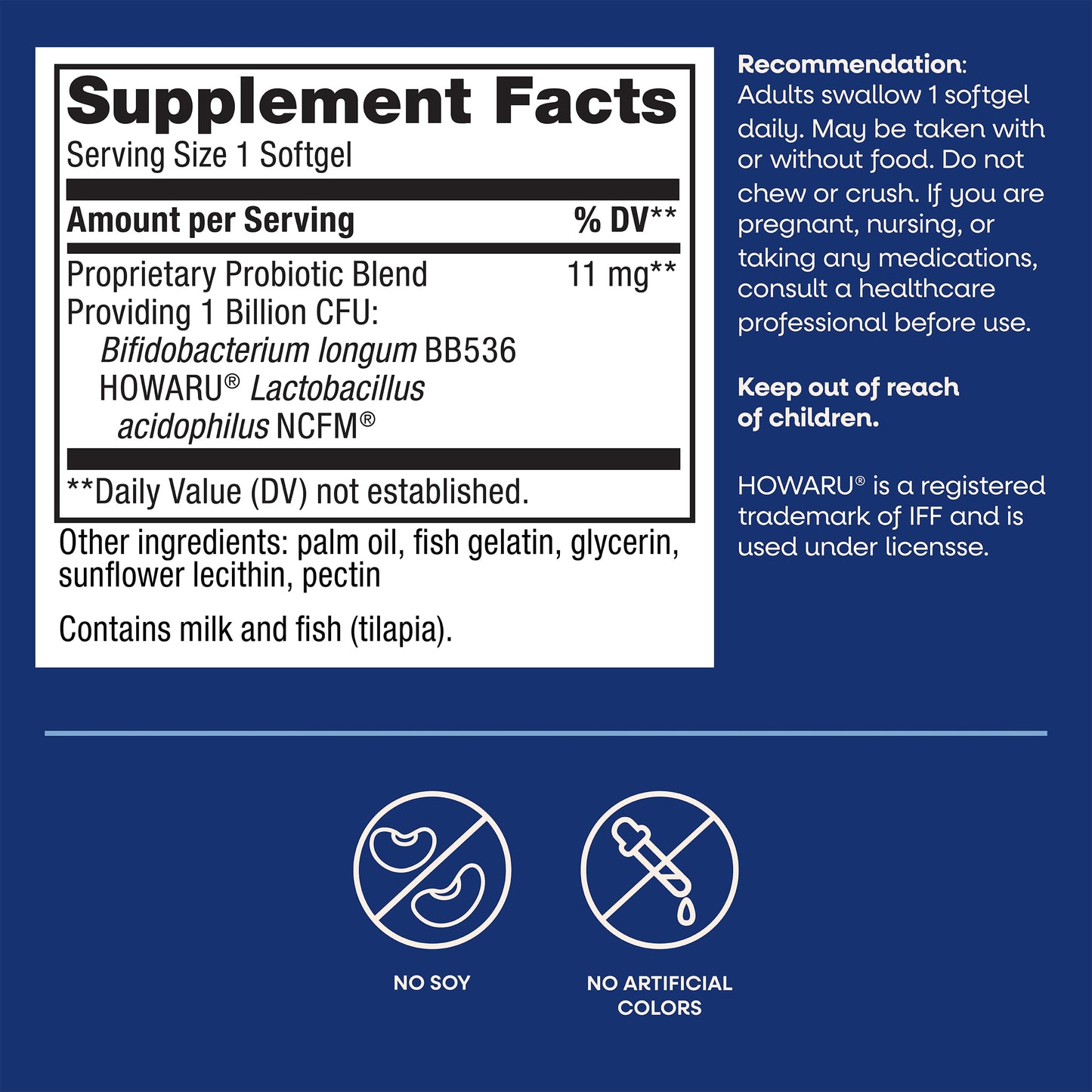 Nature's Way Probiotic Pearls Acidophilus, Supports Digestive Balance & Gut Health*, Reduces Occasional Constipation and Bloating*, 1 Billion CFU, No Refrigeration Required, 90 Softgels