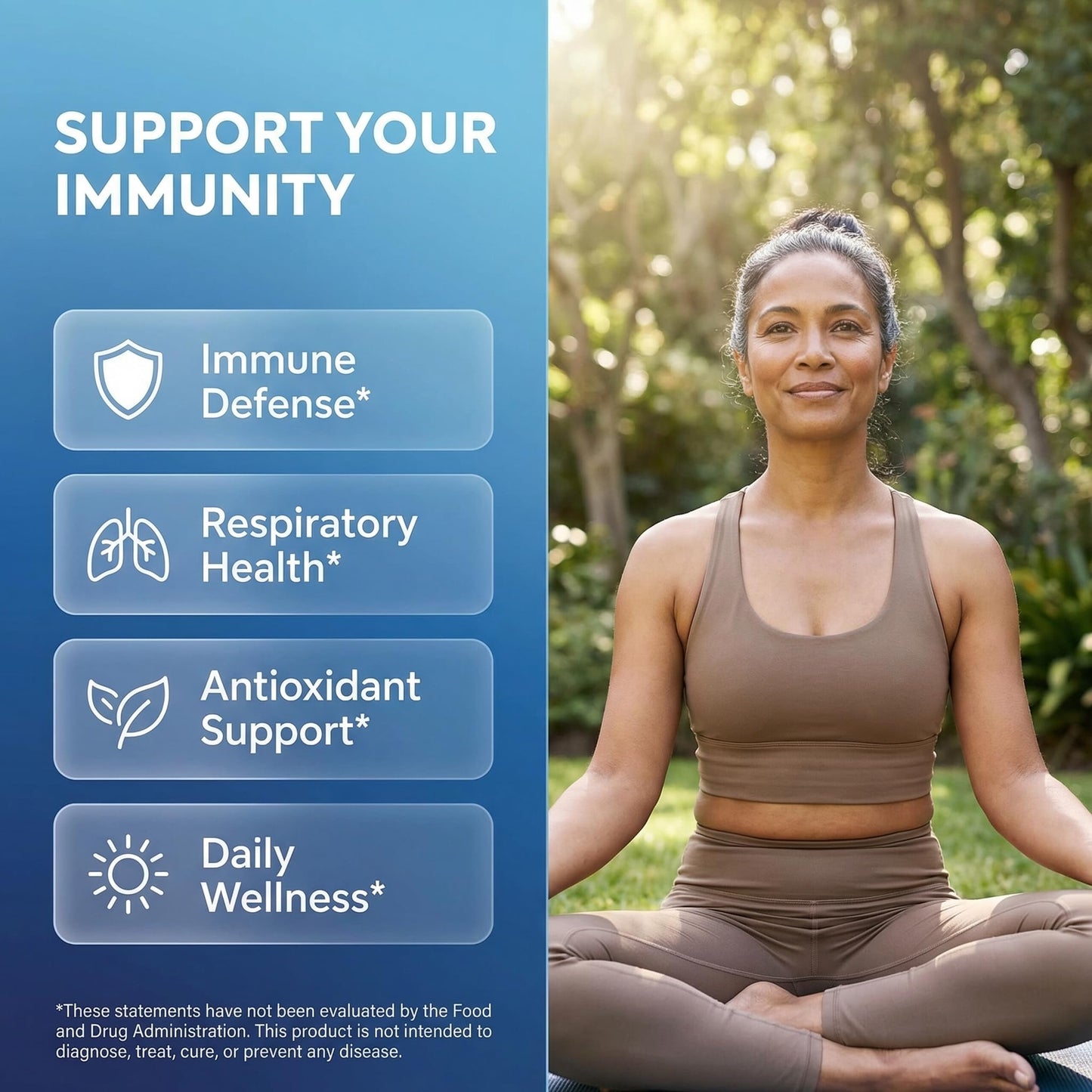 Clean Nutraceuticals Immune Defense Support Supplement 8 in 1 with Zinc 50mg Quercetin, VIT C 1000mg, Vitamin D3 5000 IU, Elderberry, Ginger - Immunity System Booster for Adults, Vegan - 60 Count Clean NutraceuticalsBuy Supplements Australia