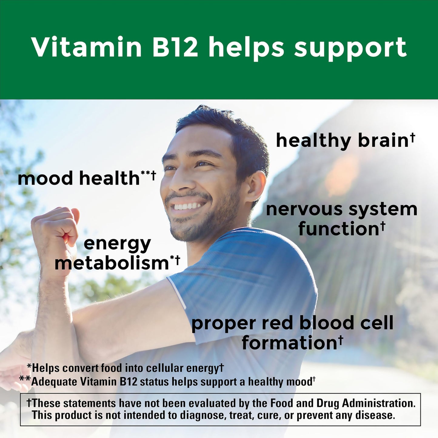 Nature Made Vitamin B12 1000 mcg, Dietary Supplement for Energy Metabolism Support, B12 Vitamins 1000 mcg, 150 Softgels, 150 Day Supply