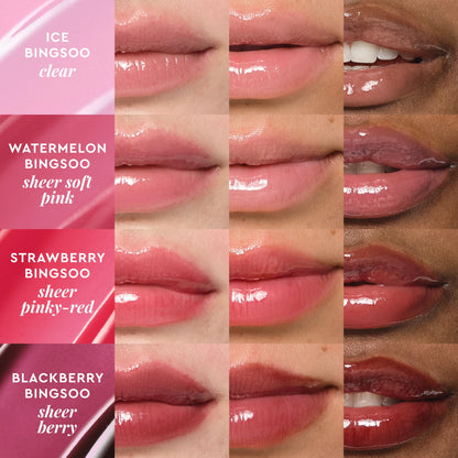 Glow Recipe Glass Balm Lip Treatment - 12Hr Hydrating Lip Balm & Moisturizer with Hyaluronic Acid to Smooth, Plump & Protect from Dryness - Sheer Pinky Red Tint, Strawberry Bingsoo (15 ml) Glow RecipeBuy Supplements Australia