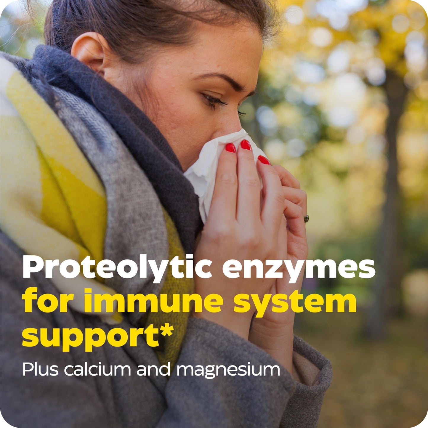 Enzymedica Immune Defense Regular Strength Caps - Proteolytic Enzyme Supplement for Men & Women, Immune Health Support Supplement with Protease, Catalase, Serrapeptase & Mucolase, Vegan - 180 Capsules Enzymedica buy supplements Au