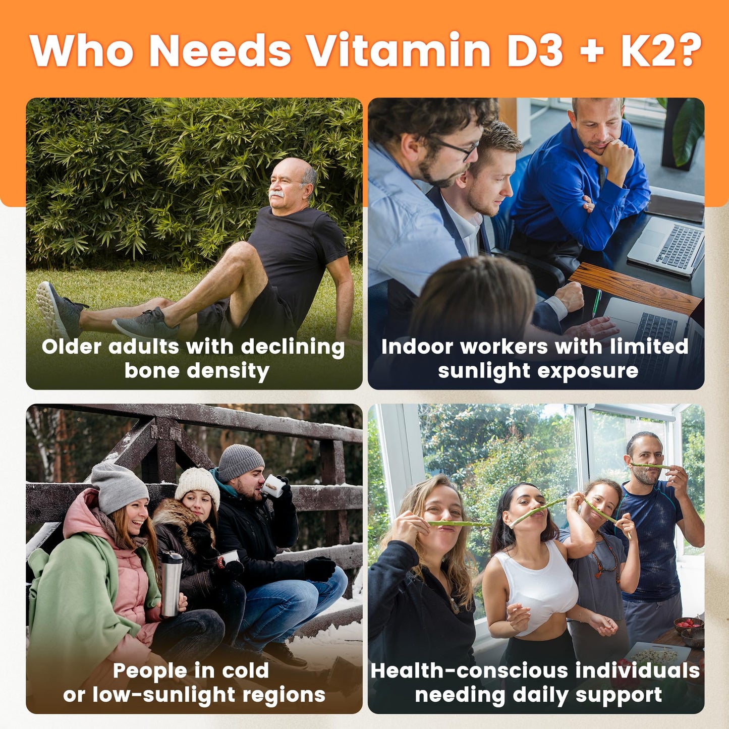 VEV Vitamin D3 K2 10,000 IU Magnesium Supplement – with Vitamin D and K (MK-7), Magnesium Glycinate & Malate, Zinc Citrate