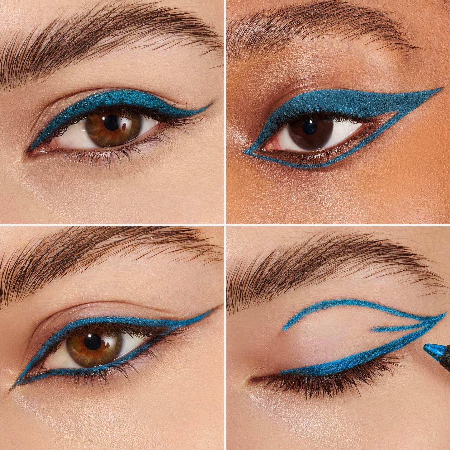 Wonderskin Eyeliner Pencil, 1440 Longwear Blue Eyeliner Pencil - Waterproof, Sharpenable & Smudge Proof (Aqua)