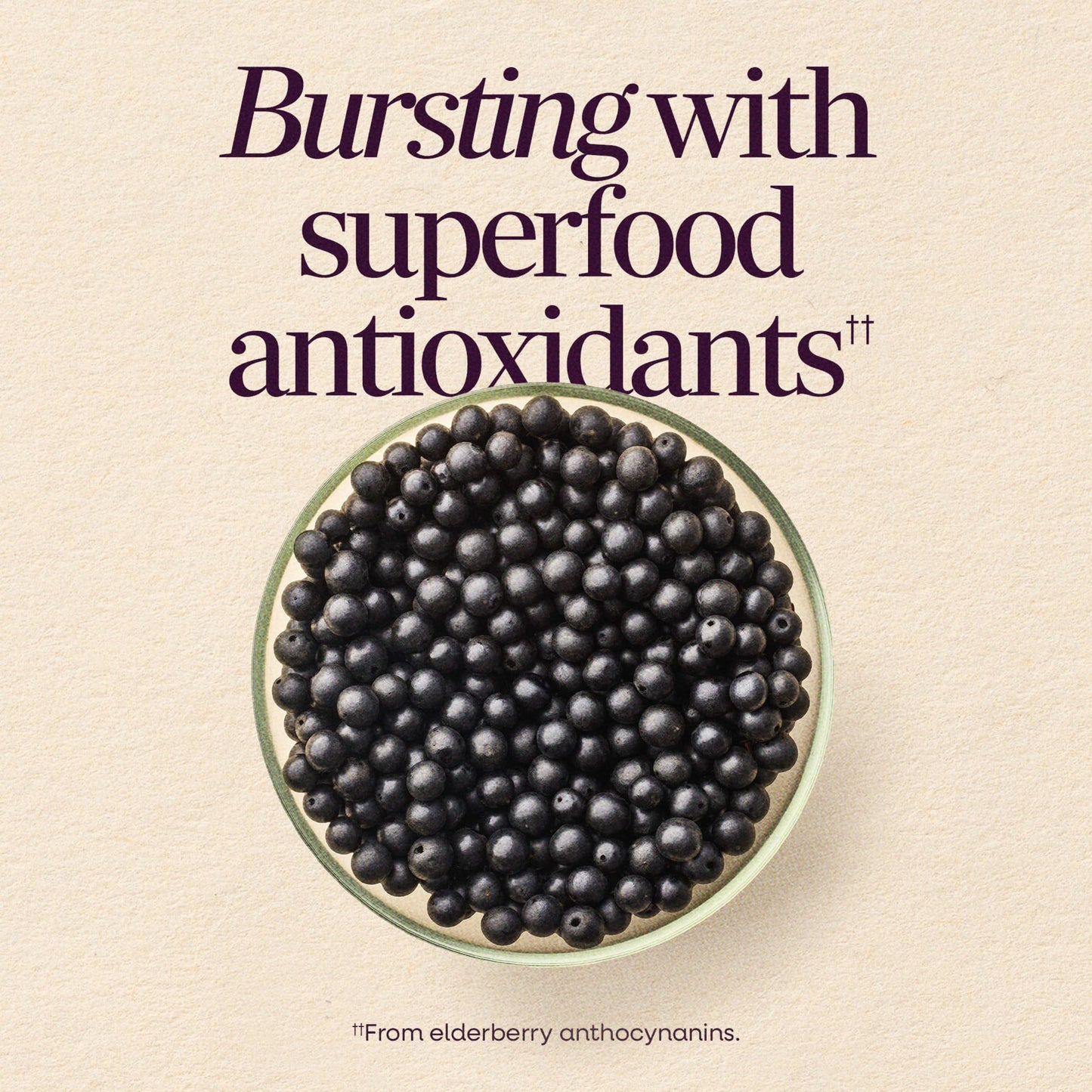 Nature’s Way Sambucus Elderberry Gummies, Immune Support Gummy for Adults & Kids Ages 4+ with Black Elderberry Extract, Vitamin C