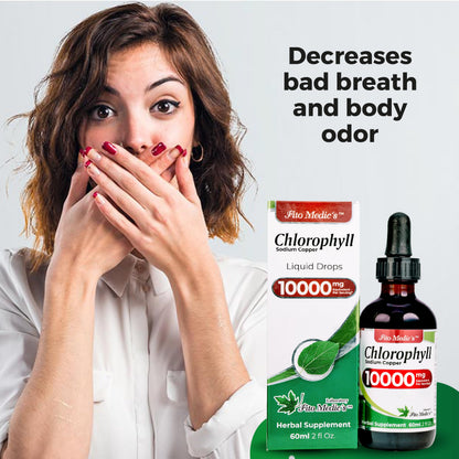 FITO MEDIC'S Lab | Liquid Chlorophyll | Chlorophyll Liquid Drops | 50 mg 200:1 Ratio Extract per Serving.