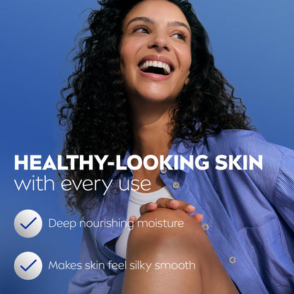 NIVEA Shea Nourish Body Lotion for Dry Skin with Hyaluronic Acid, Shea Butter and Deep Nourishing Serum